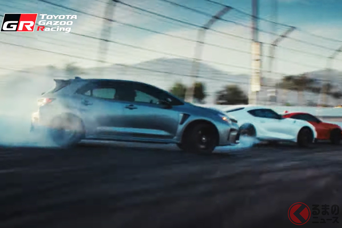 かなり攻めた トヨタ新型 Grカローラ 含む3台が連続ドリフト 激アツ公式動画が米で公開 くるまのニュース 自動車情報サイト 新車 中古車 Carview