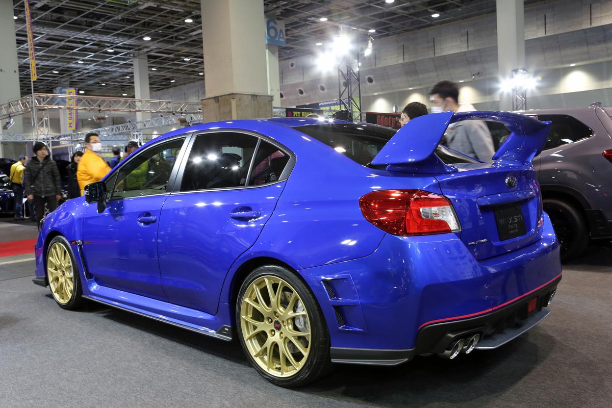 Wrブルー ゴールドでwrcワークスを完全再現 スバルファン垂涎のwrx Sti Rally Concept 大阪オートメッセ19 Web Cartop 自動車情報サイト 新車 中古車 Carview
