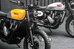 クラシカルでモダンな姿が好印象!! 希少なビッグシングルエンジン搭載のBSA「スクランブラー650」登場