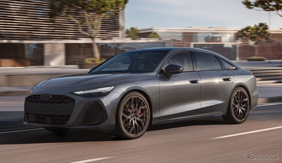 アウディ『A6セダン』新型、米国発表、362馬力のV6ターボのみを設定