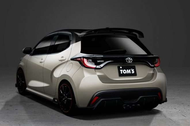 トムス トヨタ ヤリス用スタイリングパーツとエキゾーストシステム トムス バレル 発売 Autosport Web 自動車情報サイト 新車 中古車 Carview