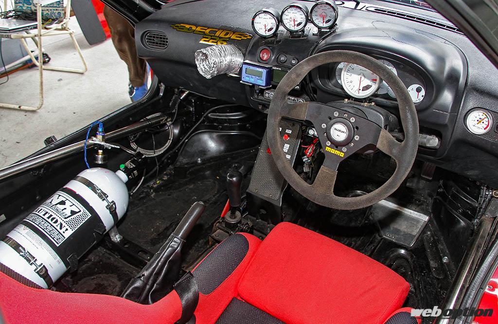 0馬力のスズキ キャラで頂点を目指す オートポリス最速の軽カーが筑波を駆ける Web Option 自動車情報サイト 新車 中古車 Carview