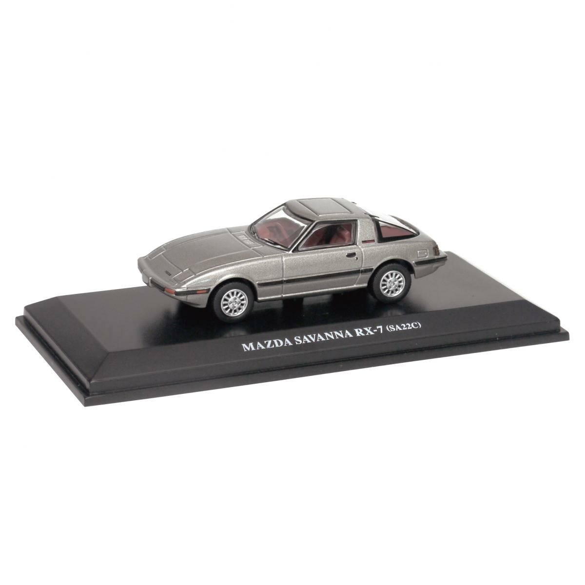 郵便局で買える！　京商製マツダ・RX-7（SA22）のミニカー付き切手セットが限定販売