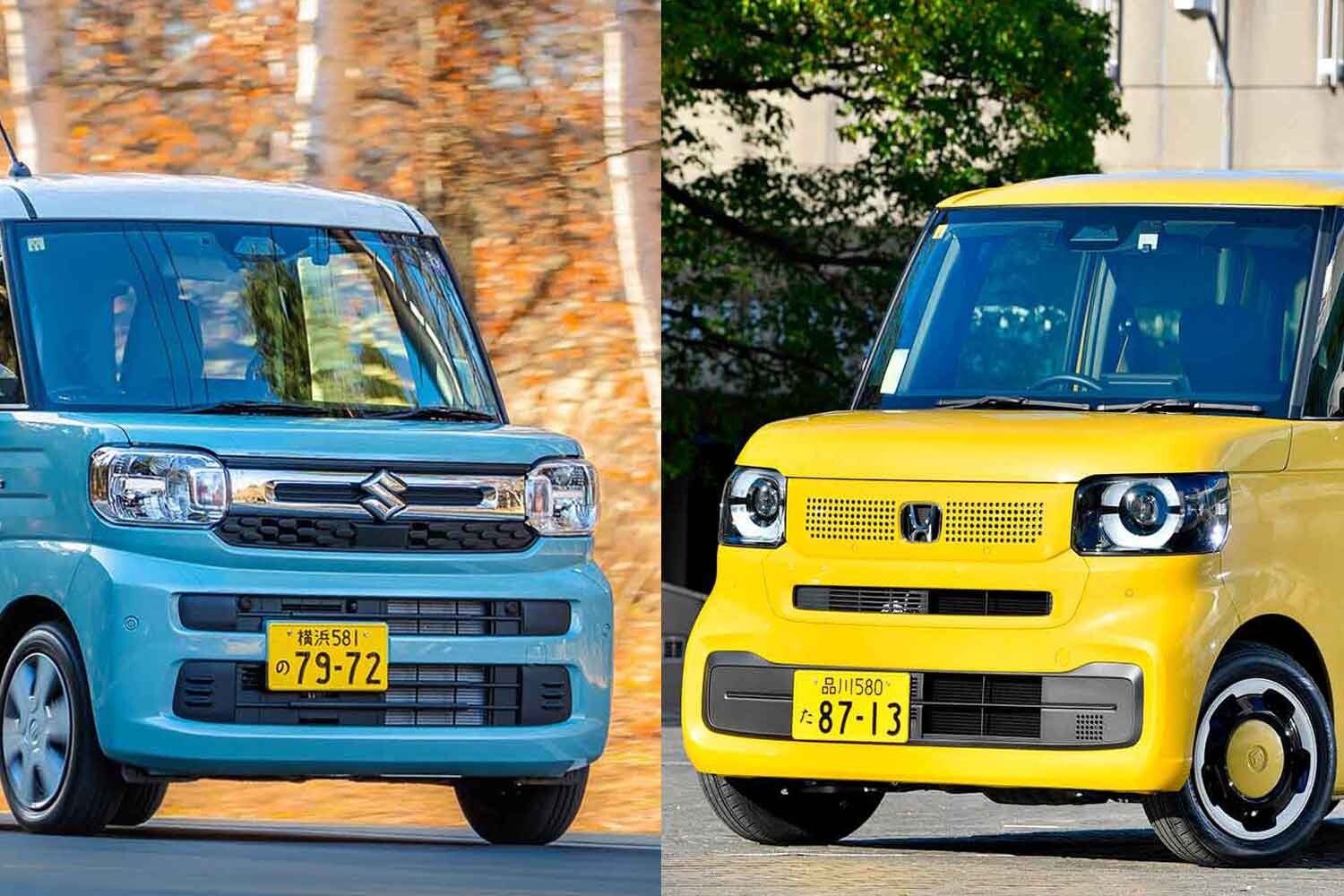 ほぼ同時に新型になったホンダN-BOX vs スズキ・スペーシア！　全方位で真っ向勝負させてみた