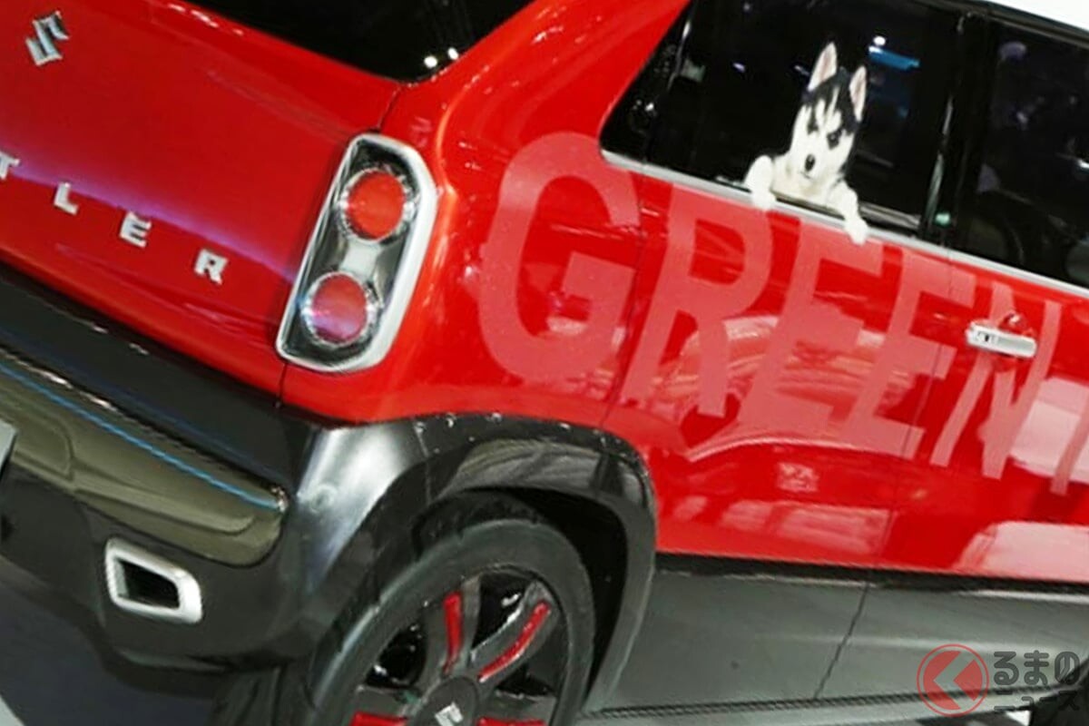 スズキ斬新「ハスラー“クーペ”」に反響多数！ 「“スポーツカー”のような流麗ボディがカッコイイ」「大径タイヤでタフさが好き」「即買いしたい」の声も！ 専用デザインがもり沢山の「軽SUV」コンセプトに熱視線！