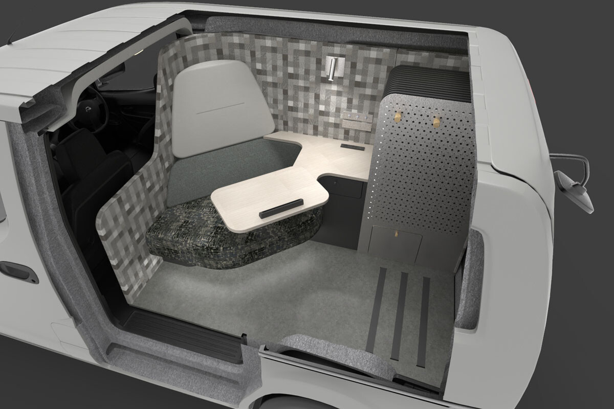 日産　車内で快適にテレワークが実現「モバイルオフィスカー」を共同開発
