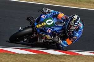 スズキCNチャレンジ、大ダメージの転倒で33位。しかし表彰台も”ちょっと見えた”挑戦に成長を実感「来年は悔し涙ではなく、嬉し涙を流したい」