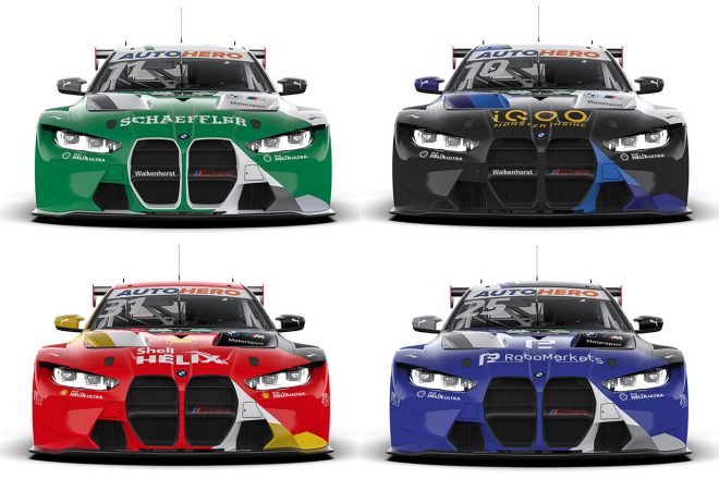 BMW、2022年DTMドイツ・ツーリングカー選手権に投入する新型M4 GT3のカラーリングを公開