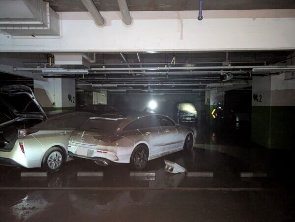 「駐車場が記録的な大雨で冠水」原因は？今後の対策を検討する有識者委員会を設置へ