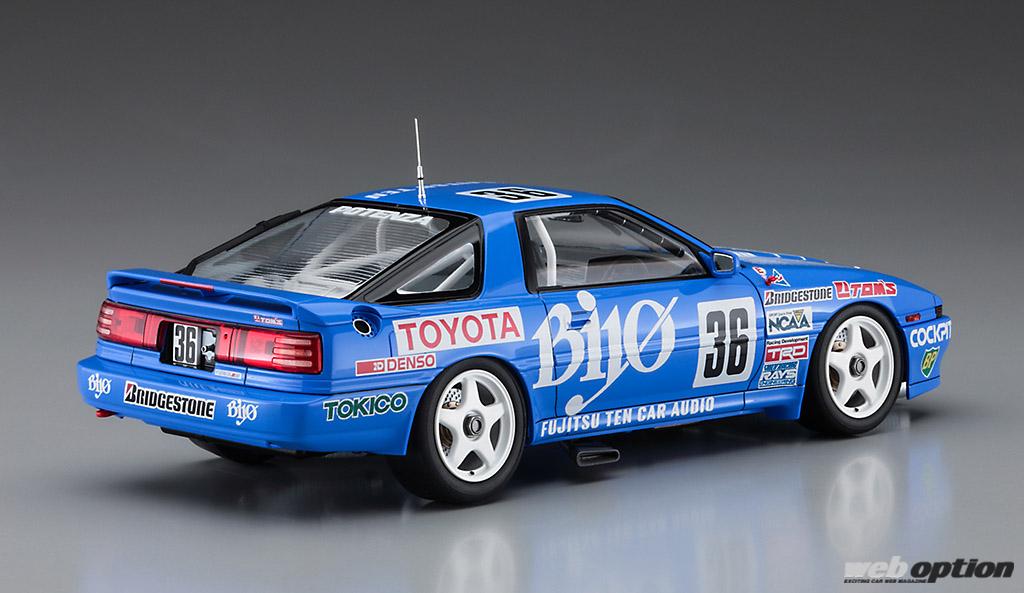 蘇るjtc伝説 19年のバイヨスープラが精巧な1 24スケールのプラモデルに Web Option 自動車情報サイト 新車 中古車 Carview