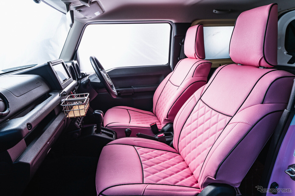 『ジムニー』のシートをフルーティに変身！ オレンジ・ピーチ・グレープの3色展開