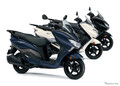 31万7900円で「毎日の走りをワンランクアップ」、スズキの125ccスクーター『バーグマンストリート125EX』発売