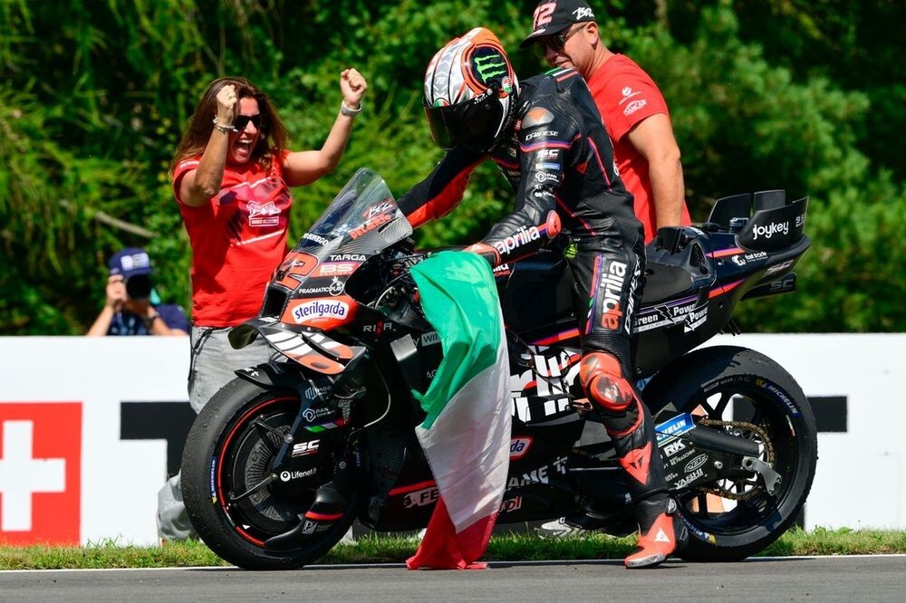 【MotoGP】ベッツェッキ、リスク負いマルケスに次ぐ2位表彰台「最初の2周が鍵だった」