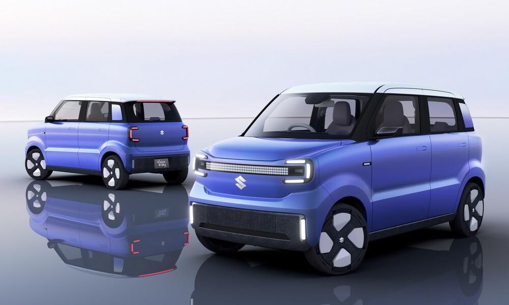 【次期ワゴンRか】スズキが軽自動車のEVコンセプト『ビジョンeスカイ』発表へ！スイフトスポーツはまだ出ない？