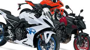 スズキ「GSX-8R」「GSX-8S」の2026年モデルが登場！ カラーバリエーション変更で全色を刷新【海外】