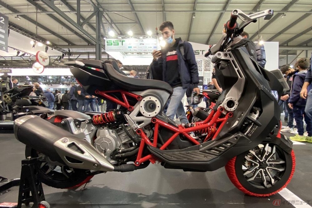 イタルジェット「ドラッグスター」東京モーターサイクルショーで最新モデルを日本初公開