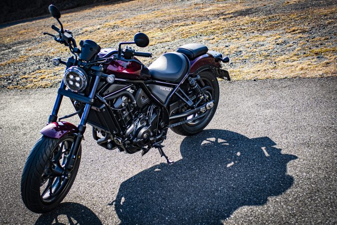 実車公開 新型 レブル1100 はクルーザーじゃなくてスポーツバイク ホンダ21新車ニュース Honda Rebel 1100 前編 Webオートバイ 自動車情報サイト 新車 中古車 Carview