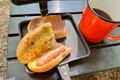 ホント？　「バウルーで焼けば何でも美味しくなる」（ヒロシ）　キャンプツーリングでいろいろ焼きまくってみた!!