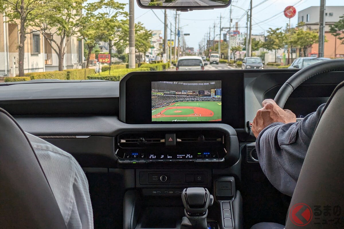 トヨタ ランクル250適合のTV-KITがデータシステムから登場 トヨタ ランクル250適合のTV-KITがデータシステムから登場