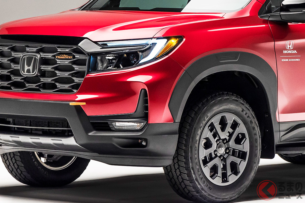 最強キャンプ仕様のホンダsuv誕生 赤いホンダ新型suv パスポート 本気カスタム仕様を11月に米で公開へ くるまのニュース 自動車情報サイト 新車 中古車 Carview
