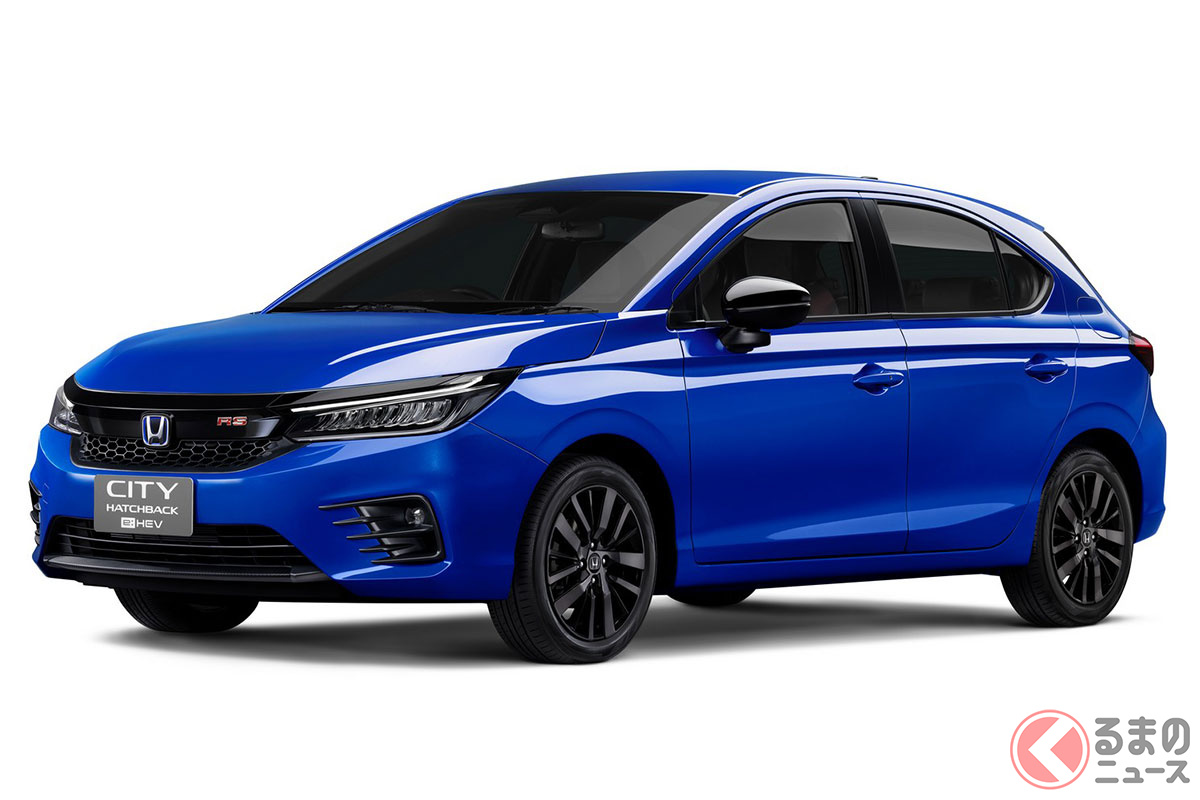 ホンダ新型「シティハッチバックe:HEV」世界初公開!「RS」ボディのスポーティ電動車がタイで発表