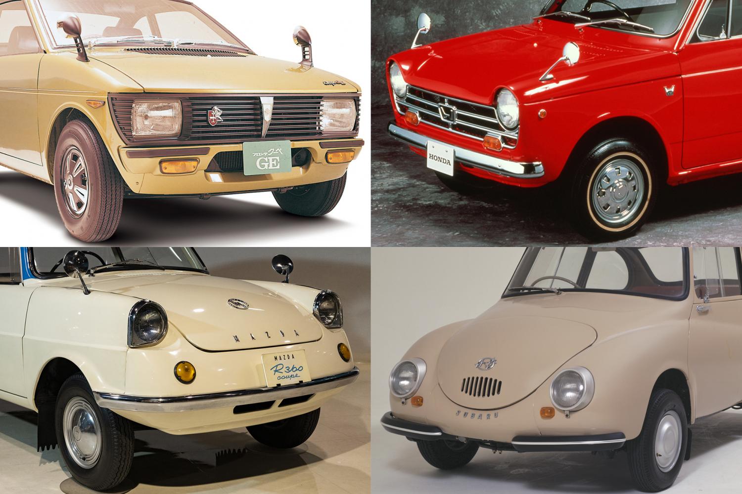 これぞ日本の カワイイ文化 360cc時代の キュートすぎる 軽自動車４台にいま乗れる Web Cartop 自動車情報サイト 新車 中古車 Carview