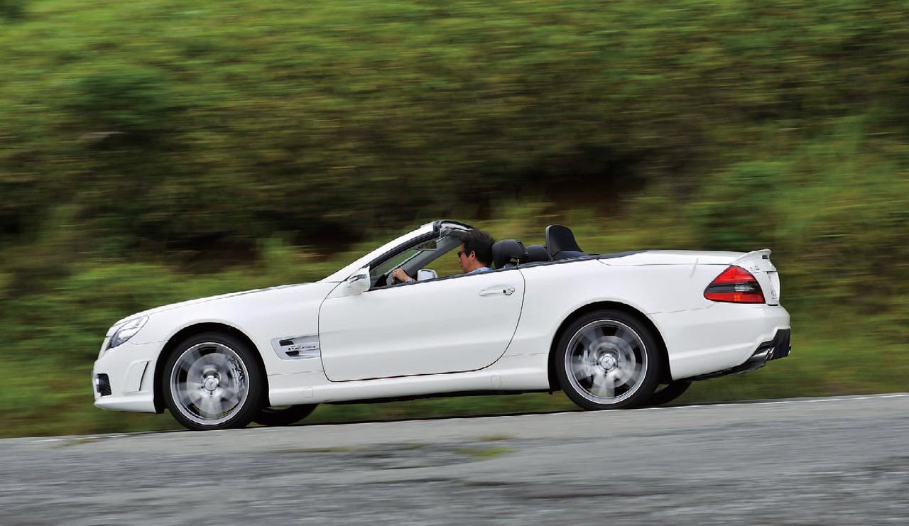 試乗 5代目メルセデス ベンツ Sl63amgの7速amtは電光石火のシフトだった 10年ひと昔の新車 Webモーターマガジン 自動車情報サイト 新車 中古車 Carview