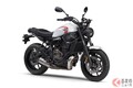 ヤマハ新「“ネオレトロ”バイク」発表！ 斬新ホワイト×ブルーを採用でスポーティさアップ！ 「XSR700 ABS」約100万円から