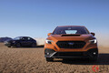スバル新型「WRX」がSUV風に!?「黒い樹脂パーツが…」見慣れぬスタイルに賛否の声も？