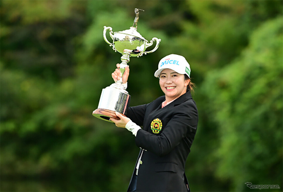 トーヨータイヤがサポートする堀琴音選手、日本女子オープンでメジャー初制覇