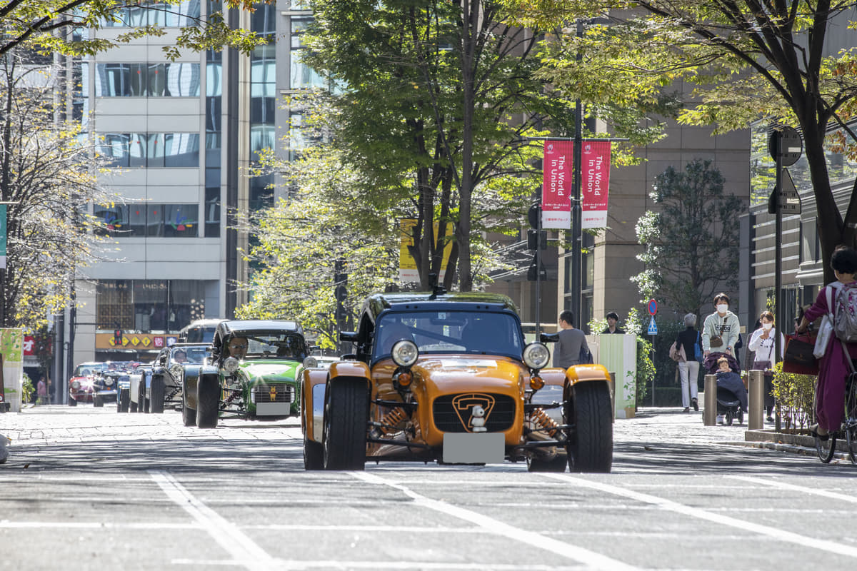 The銀座run エシカルミーティング に80台の名車が集結 懐かしのクルマが都内をパレード Auto Messe Web 自動車情報サイト 新車 中古車 Carview