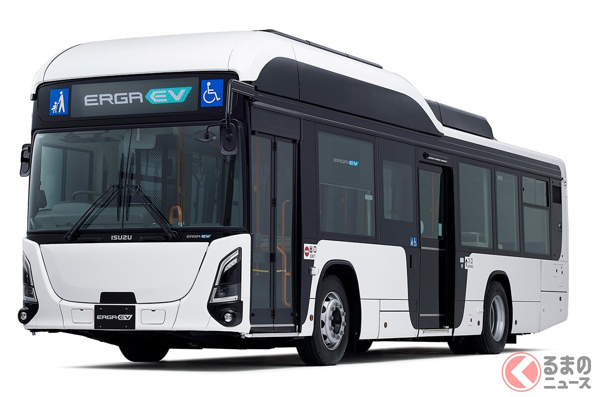 トヨタといすゞが「次世代路線バス」開発へ 最新路線バス「エルガ」ベースで「トヨタの燃料電池」を搭載！ 路線バスの“ゼロエミッション化”を図る「FC路線バス」26年に生産開始