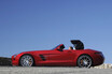 SLS AMG ロードスター　早くも試乗＆ギリ出し