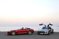 SLS AMG ロードスター　早くも試乗＆ギリ出し