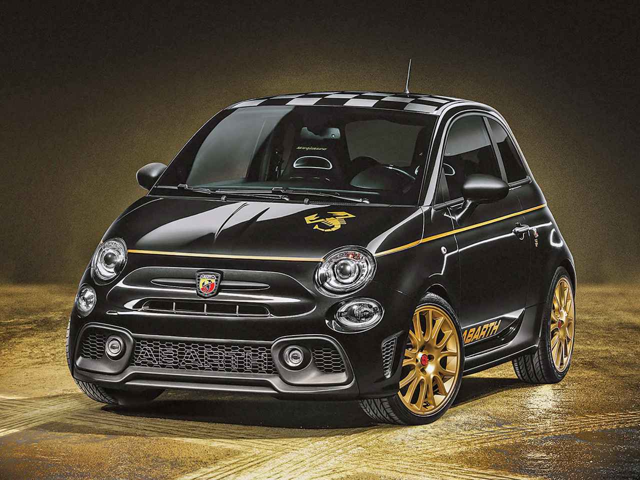 アバルト 595の限定車 スコルピオーネオーロ を発売 黒いボディに黄金のサソリがド迫力 Webモーターマガジン 自動車情報サイト 新車 中古車 Carview