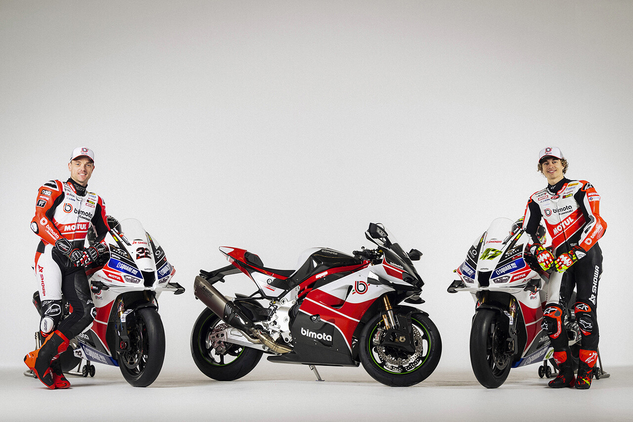 SBK：ビモータ・カワサキが2025年仕様のKB998をお披露目。ロウズとバッサーニのコンビ継続