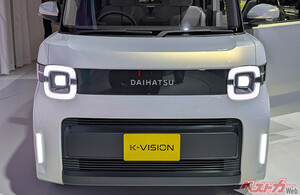 え…これ軽自動車初のストロングハイブリッド？　マジで？？　ダイハツがJMS2025に出してきた次世代軽の超本命「K-VISION」