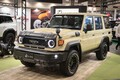 初公開！ トヨタ「ランドクルーザー70」用エアロキットは塗装不要の3点セット…M’z SPEEDの次の新作スズキ「ジムニー ノマド」が待ち遠しい！