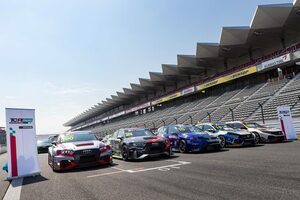 2019年開幕のTCRジャパンシリーズに向け初めてのテスト開催。3車種11台がそろう