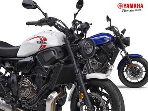 【ヤマハ】「XSR700 ABS」にニューカラーとしてホワイトとブルーを設定し8/8発売！