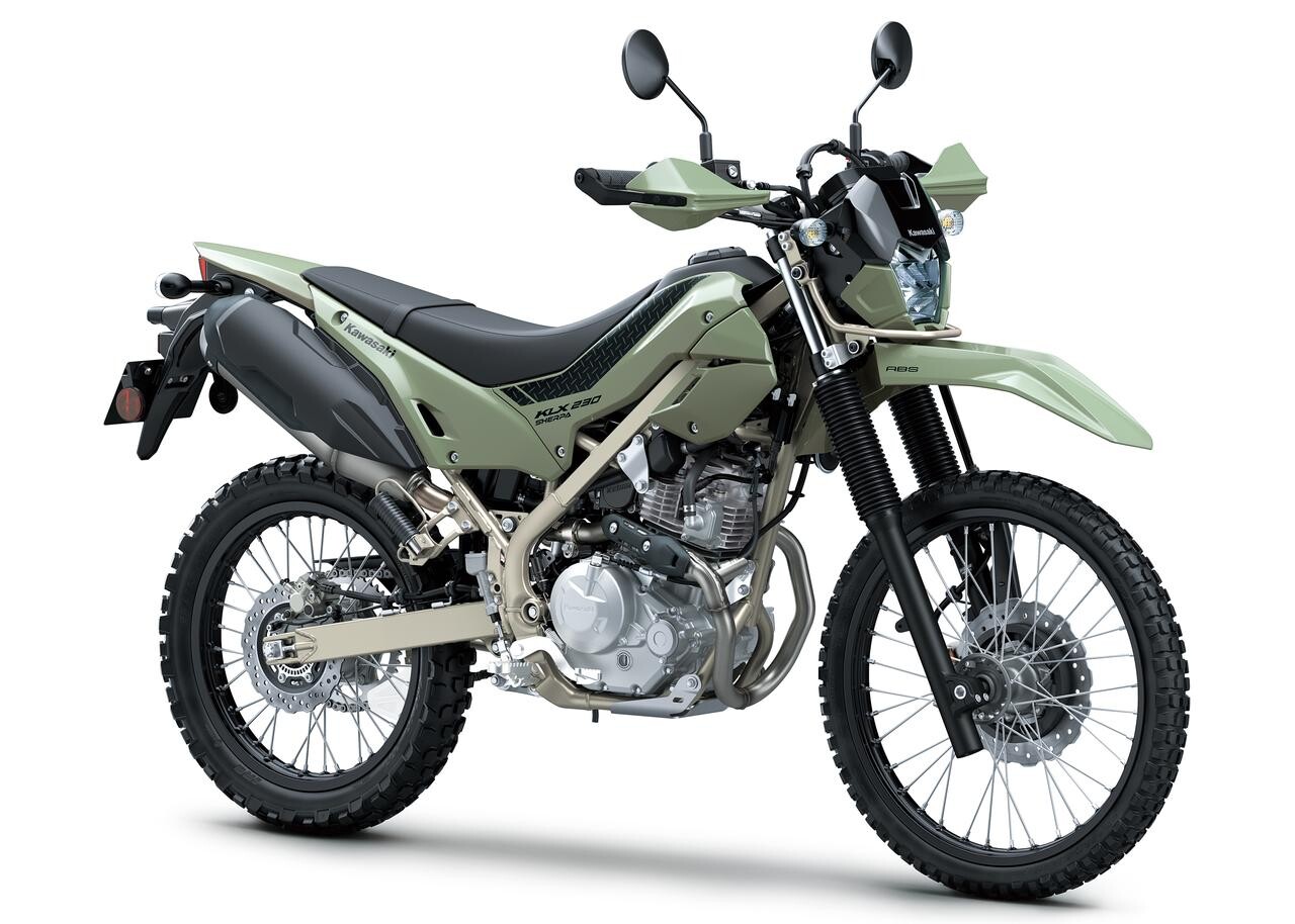 カワサキ「KLX230シェルパ」【サクッと読める！250ccバイク・2025年現行モデル解説】