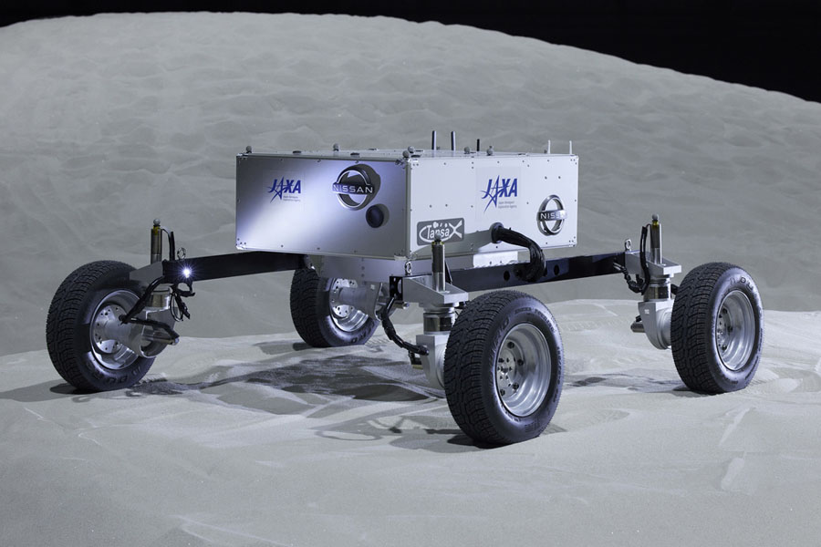 日産　JAXAと共同研究中の月面ローバ試作機を公開【動画】
