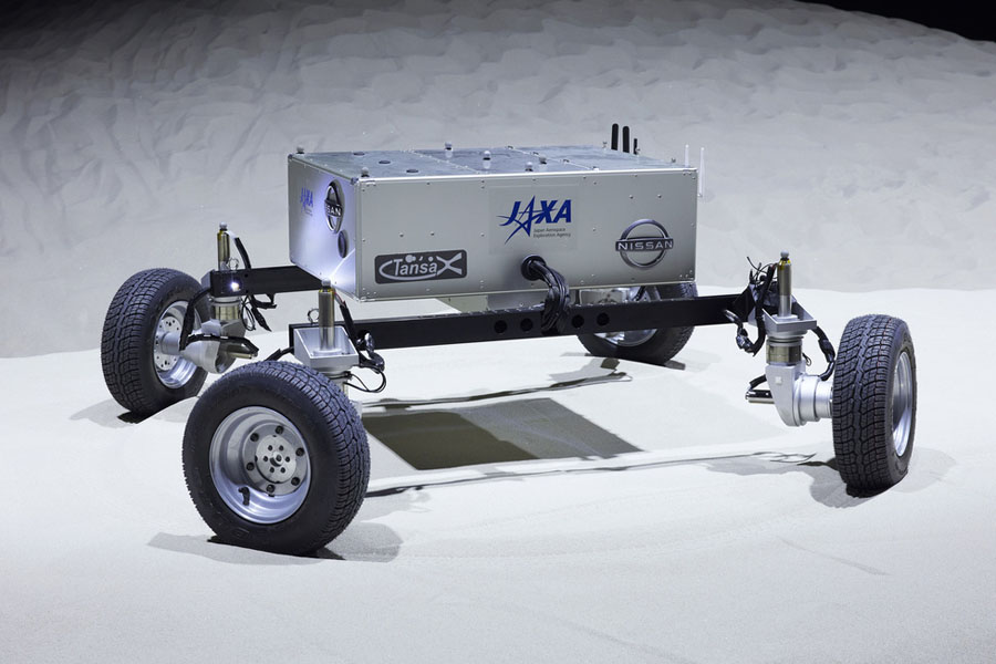 日産　JAXAと共同研究中の月面ローバ試作機を公開【動画】