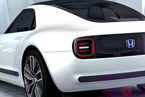 ホンダの「“コンパクト”2ドアスポーツカー」！  ロングノーズ×流麗ボディがカッコイイ「スポーツEV」がスゴかった！ ライトウェイトで楽しそうな「コンセプトモデル」とは