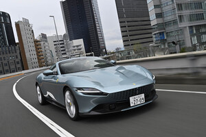 フェラーリ新型「ローマ スパイダー」で廃止前の「東京高速道路」を走った！「甘い生活」にもっとも近い跳ね馬であることは間違いない
