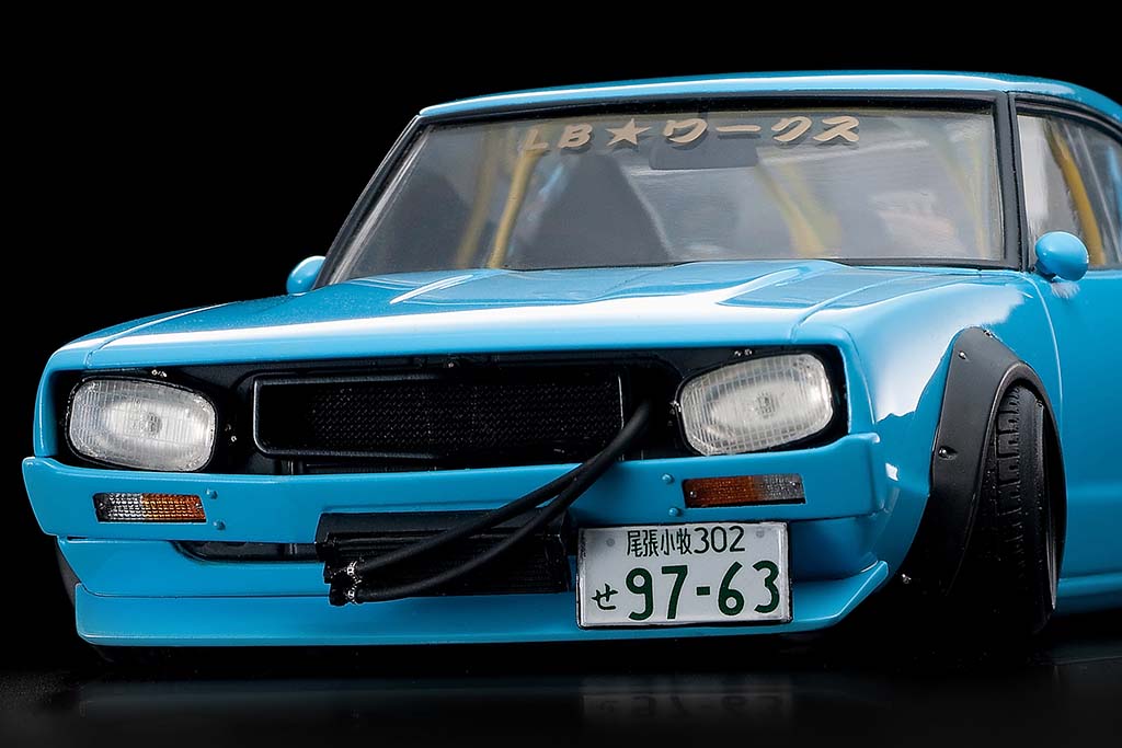 アオシマ1/24LB-WORKSケンメリ2Dr改（特攻零仕様）塗装済完成品！！ アオシマ1/24LB-WORKSケンメリ2Dr改（特攻零仕様）塗装済完成品