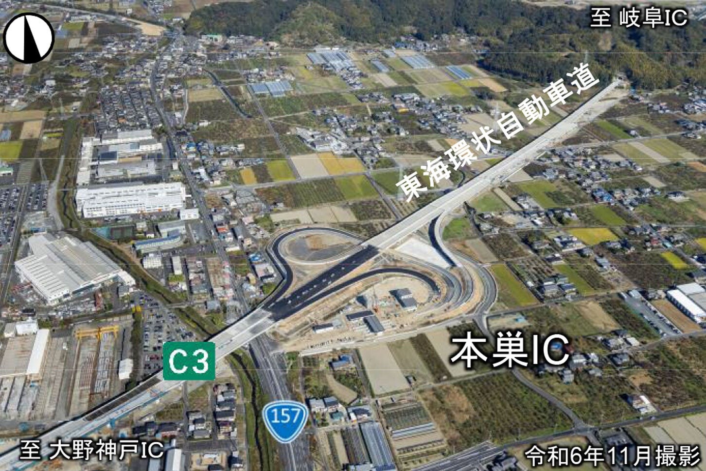 東海環状道もついに大詰め！ 本巣IC～大野神戸ICが2025年8月に開通【道路のニュース】