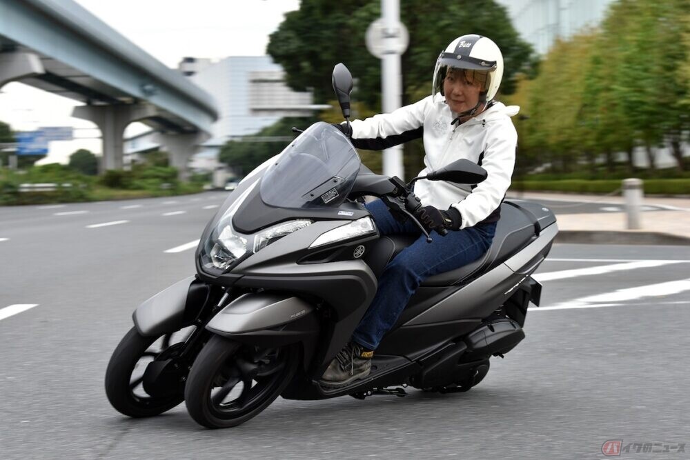 生活の足からツーリングまで活躍するヤマハの3輪スクーター「トリシティ155 ABS」にママライダーが乗ってみました！