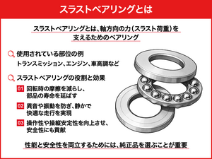 スラストベアリングとは？車での役割と使用部位、故障の症状などを解説