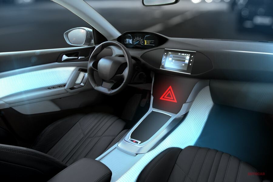 独コンチネンタル、車内の色が変わる素材　安全喚起